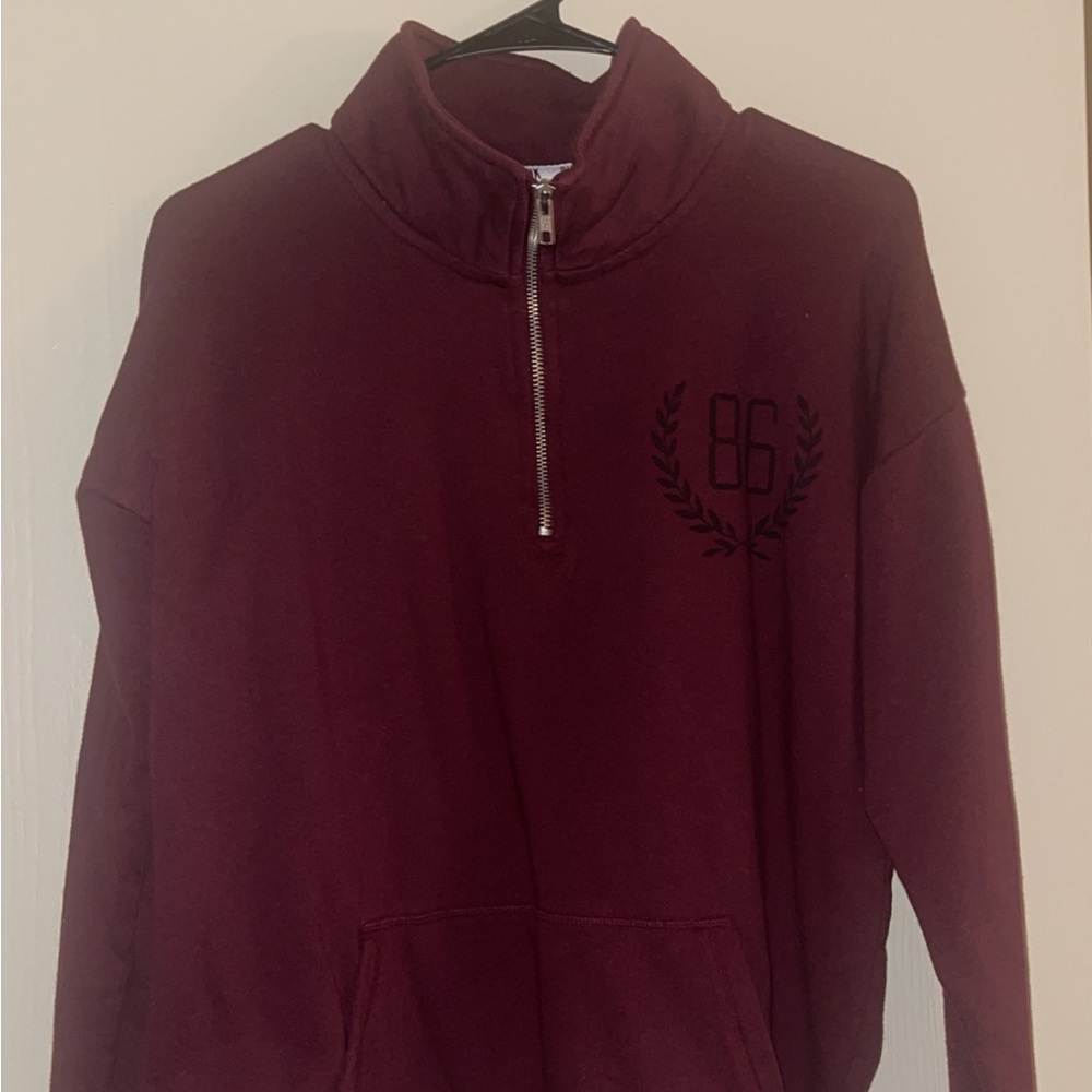 PINK 1/4 zip jacket.